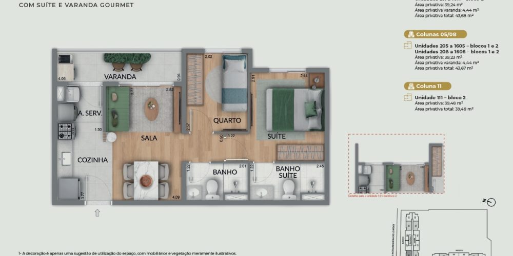 Planta do Renascença Residencial
