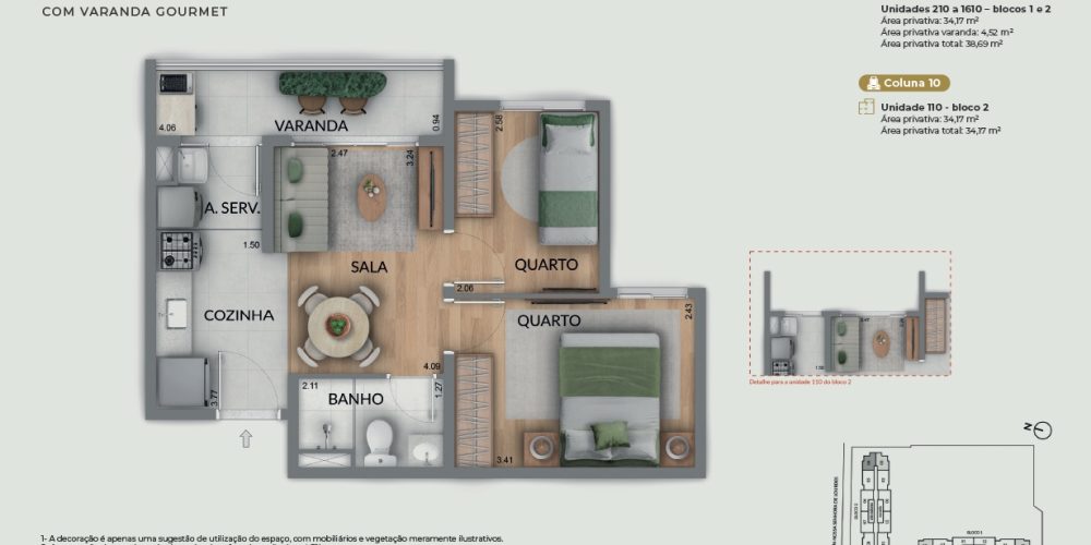 Planta do Renascença Residencial