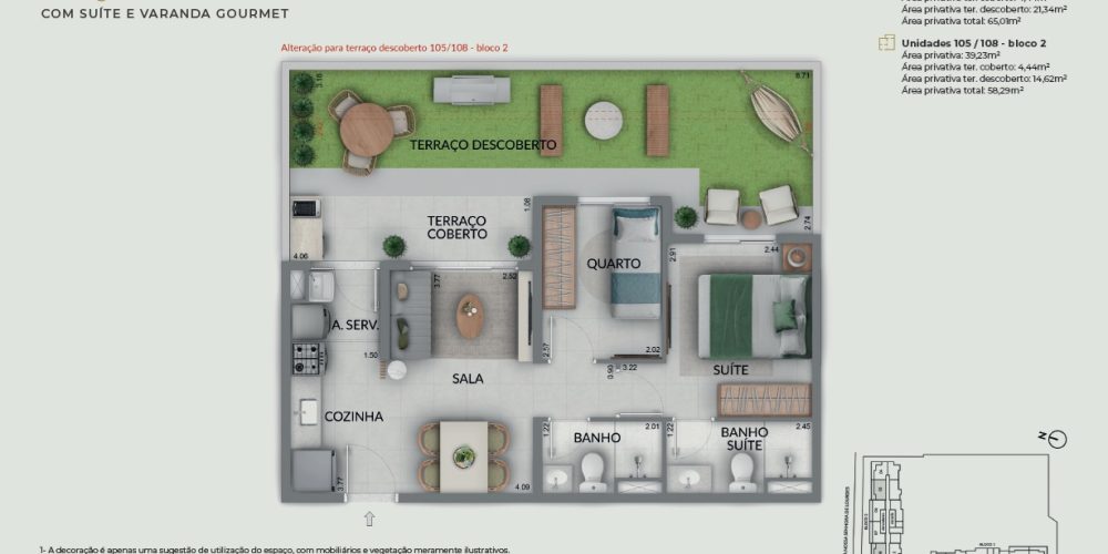 Planta do Renascença Residencial