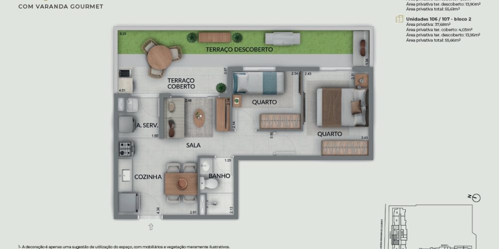 Planta do Renascença Residencial