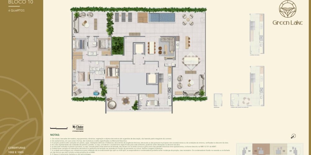 Planta do Green Lake