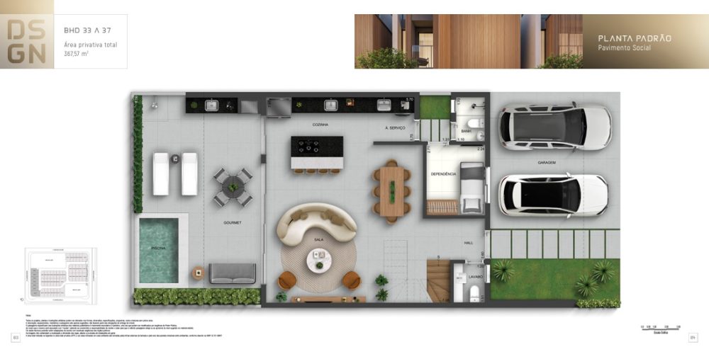 Planta do Barra Home Design