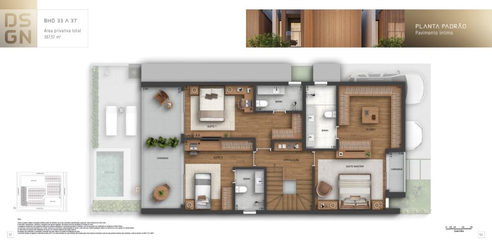 Planta do Barra Home Design