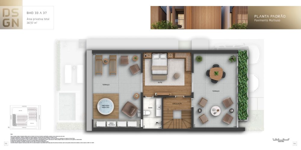 Planta do Barra Home Design