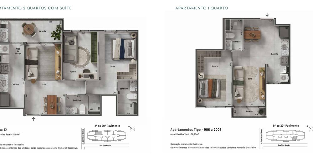 Planta do CTV Linea Residencial