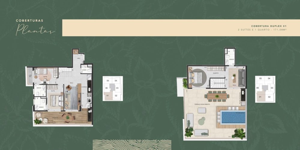 Planta do Dom Park Residencial
