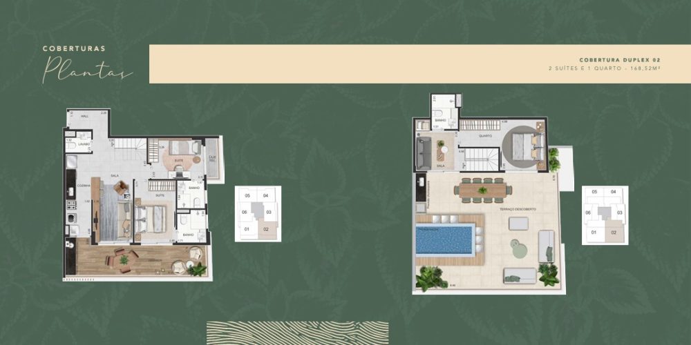 Planta do Dom Park Residencial