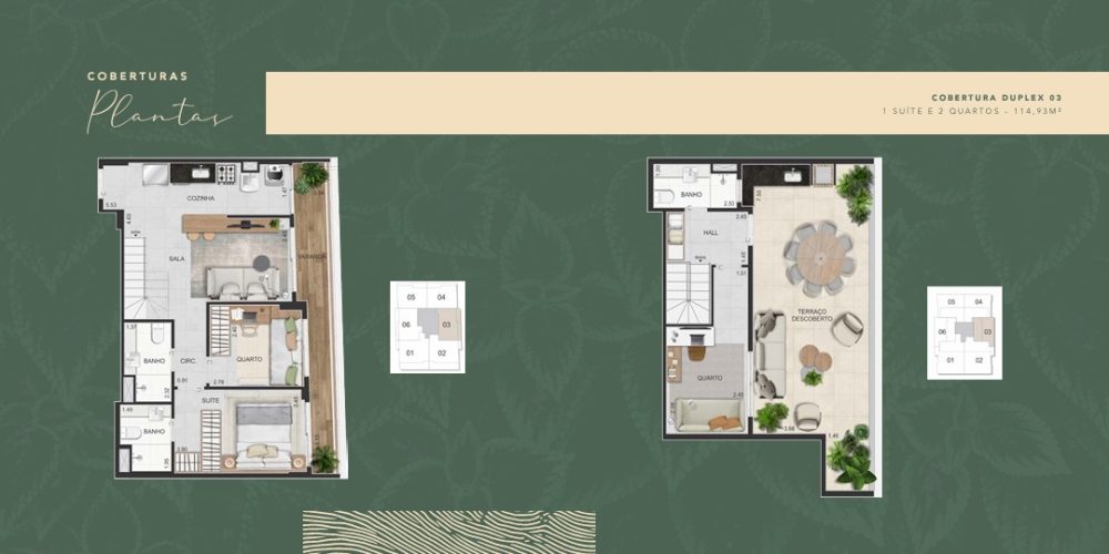 Planta do Dom Park Residencial