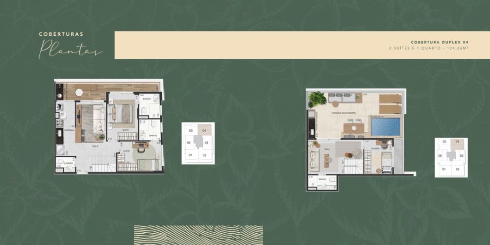 Planta do Dom Park Residencial