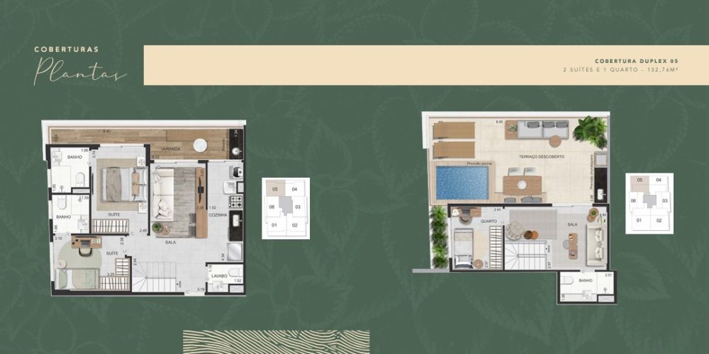 Planta do Dom Park Residencial