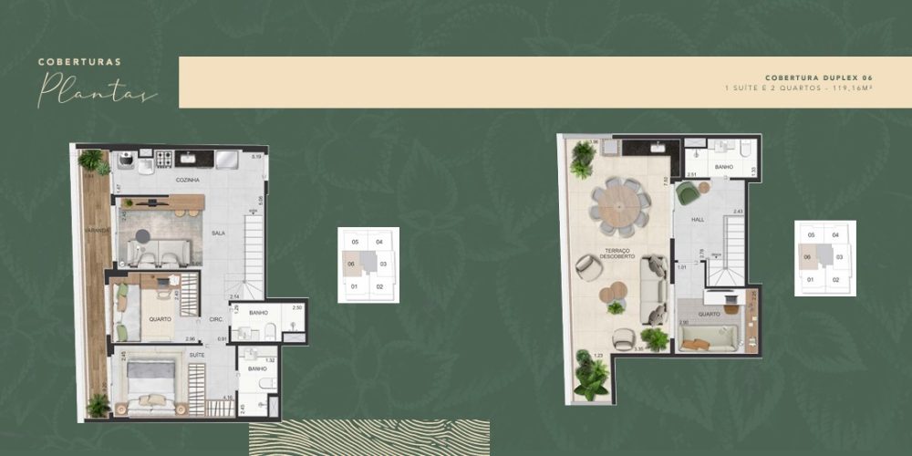 Planta do Dom Park Residencial