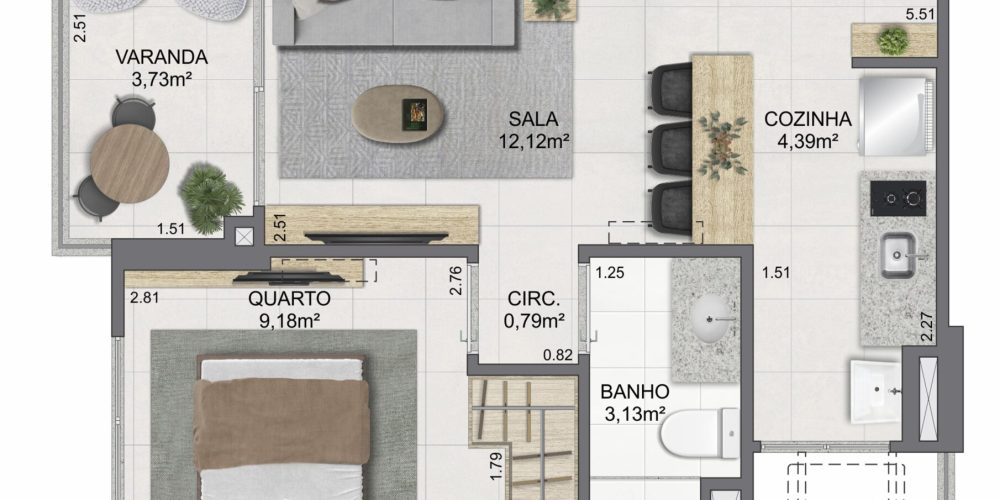 Planta do On Life