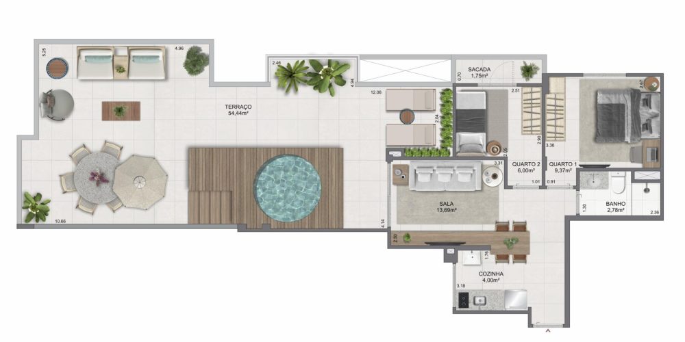 Planta do On Life