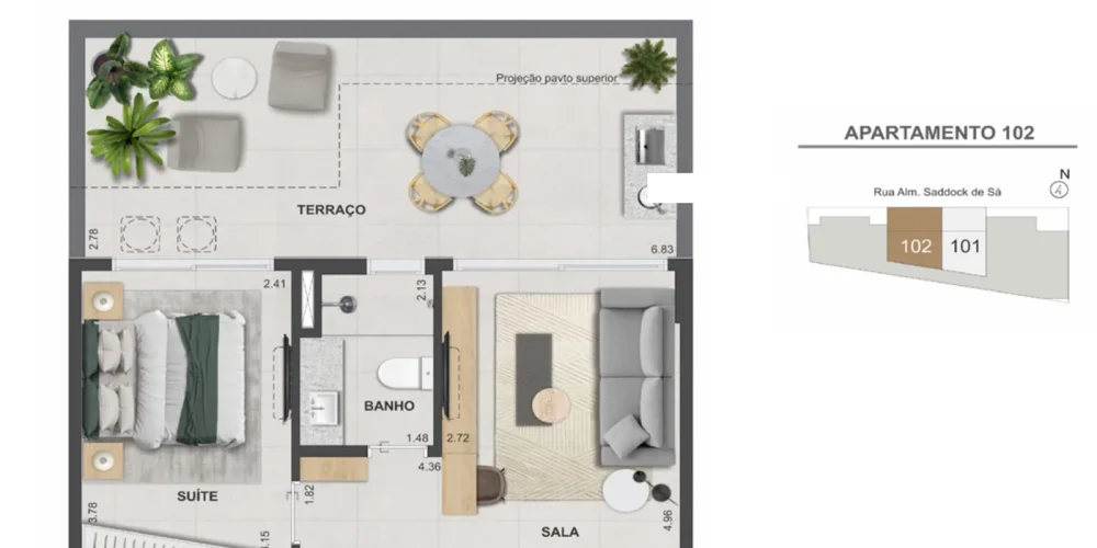 addock-ipanema-planta-garden-sala-quarto-54-96m2-apto-102