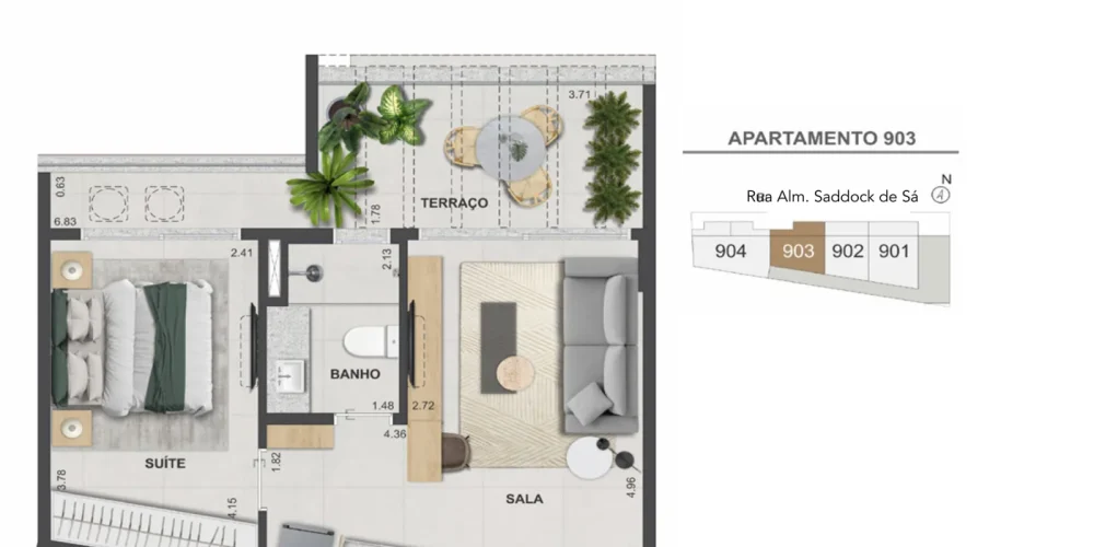 saddock-ipanema-planta-sala-quarto-44-27m2-terraco-apto-903