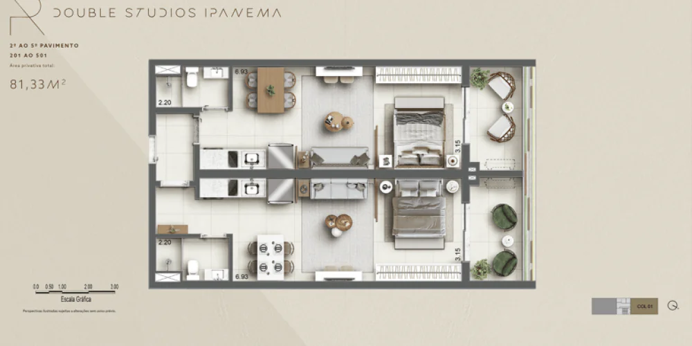 Planta do Ar Ipanema